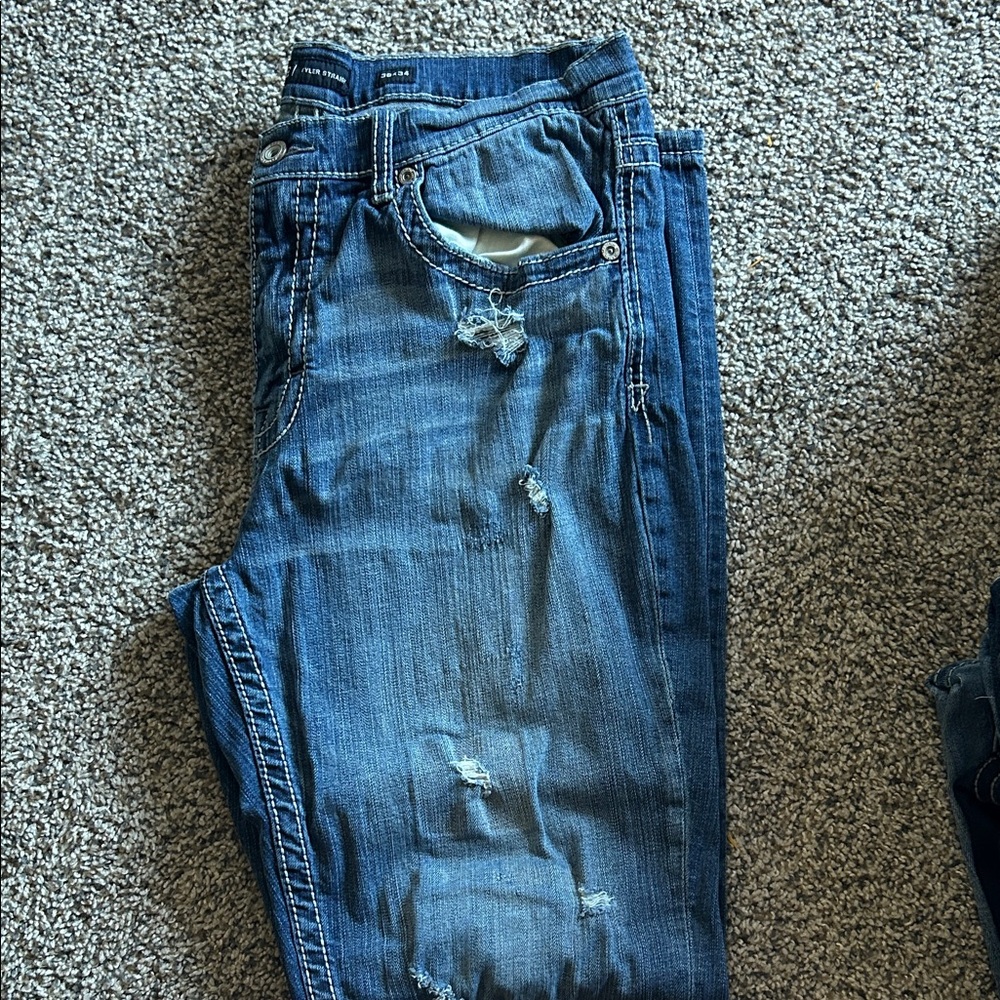 BKE Classic Blue Bootcut Jeans